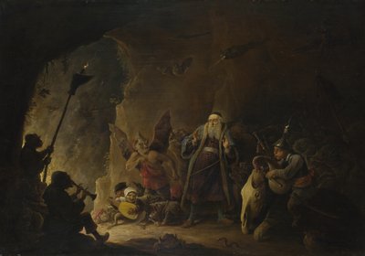 Le riche conduit en enfer, vers 1647-1648 - David Teniers the Younger