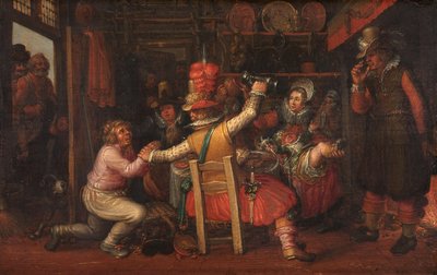 Le chagrin du paysan - David Vinckboons (I) (workshop of)