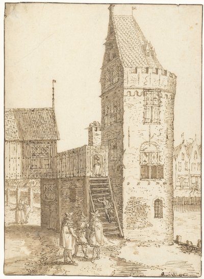 La tour Swijgh Utrecht à Amsterdam - David Vinckboons (I)