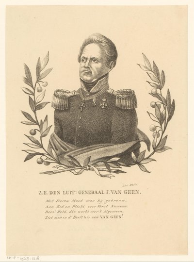 Portrait de Josephus Jacobus van Geen - David Welle