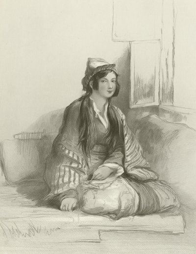 Une dame circassienne - David Wilkie