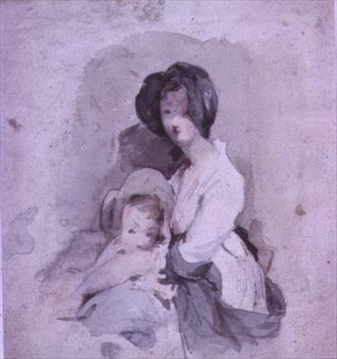 Étude du bébé dans le Peep o Day Boy - David Wilkie