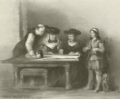 Christophe Colomb au couvent de La Rábida - David Wilkie