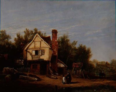 Paysage avec cottages - David Wilkie