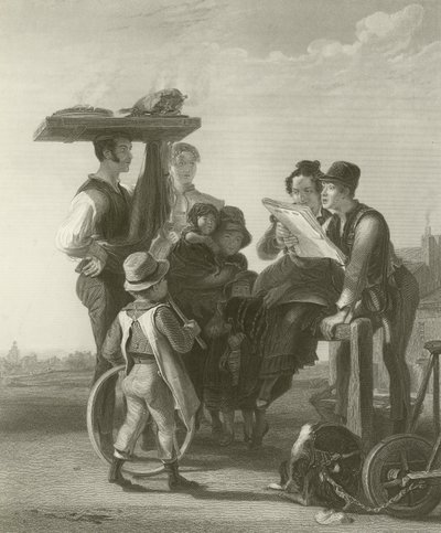 Lecture des nouvelles - David Wilkie