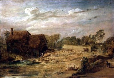 Lavage des moutons dans le Wiltshire - David Wilkie