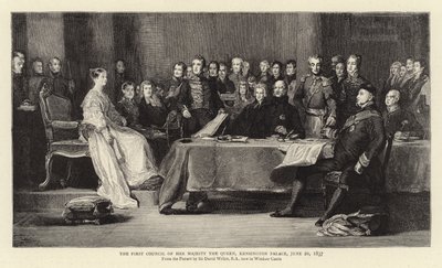 Le premier conseil de Sa Majesté la Reine, palais de Kensington, 20 juin 1837 - David Wilkie