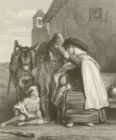 Le Guerrillero Prenant Congé de son Confesseur - David Wilkie