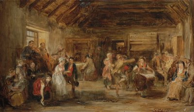 Le Mariage à un Sou, Une Esquisse, 1830 - David Wilkie