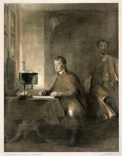 Wellington écrivant ses dépêches - David Wilkie