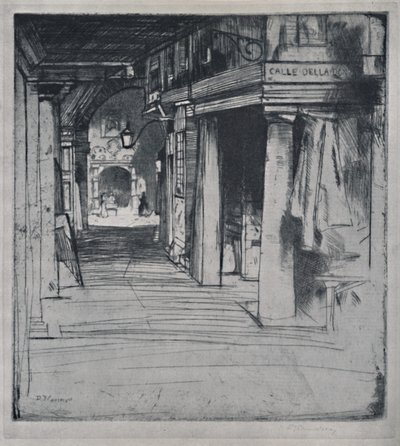 Calle Della Donna, vers 1900 - David Young Cameron