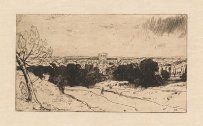 Vue lointaine de Winchester et St. Croix - David Young Cameron