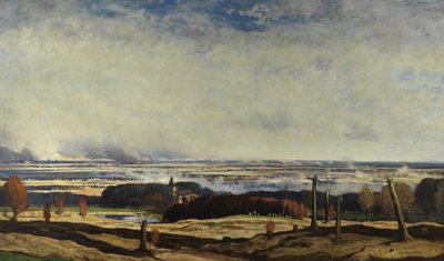 Flandres depuis Kemmel, 1919-20 - David Young Cameron