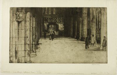 Écran de la cathédrale de Glasgow - David Young Cameron