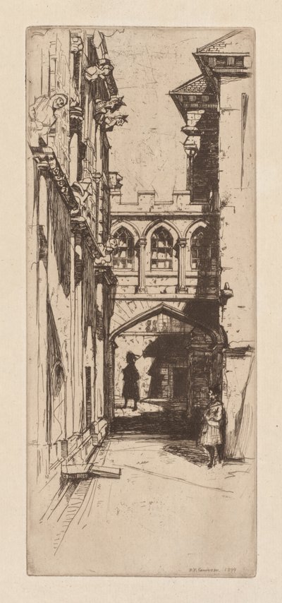 Dans le château de Stirling ou Un palais écossais, 1899 - David Young Cameron