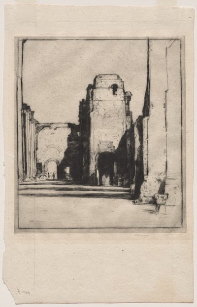 Tepidarium, thermes de Caracalla - David Young Cameron