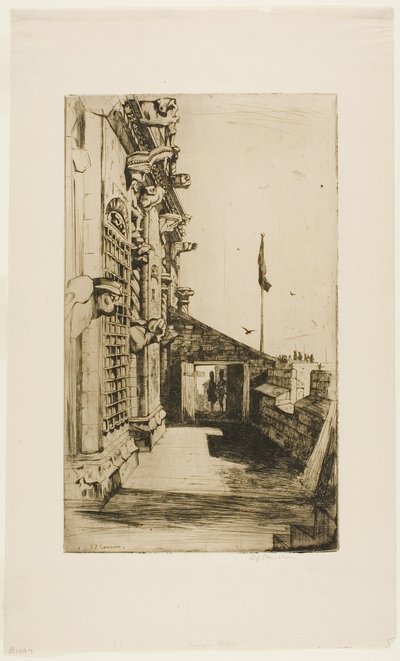 Les gargouilles, château de Stirling - David Young Cameron