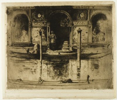 La porte du palais, planche 22 de la série du Nord de l