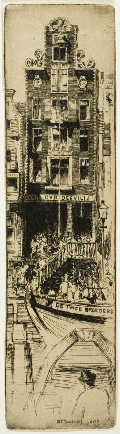 Van der Deevilij, planche six de la série North Holland - David Young Cameron