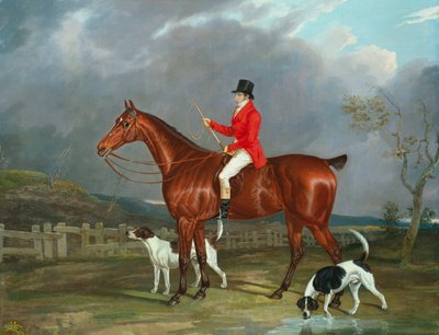 Un chasseur et des chiens, 1824 - David of York Dalby