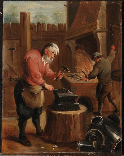 Une allégorie des quatre éléments : Feu - David the Younger (follower of) Teniers