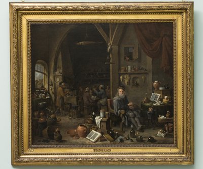 Un alchimiste - David Teniers the Younger