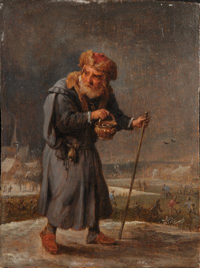 Une allégorie des quatre saisons : Hiver - David Teniers the Younger