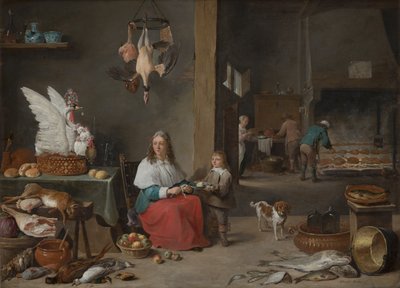 Intérieur de cuisine, 1644 - David Teniers the Younger
