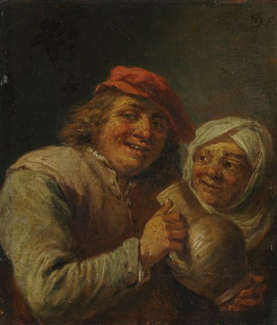 Vieil homme et femme - David Teniers the Younger