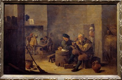 Fumer dans une auberge - David Teniers the Younger