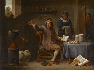 La visite du docteur - David Teniers the Younger