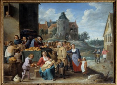 Les Sept Œuvres de Miséricorde - David Teniers the Younger