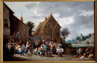 Le mariage villageois - David Teniers the Younger