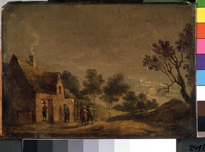 Une taverne le soir - David Teniers the Younger