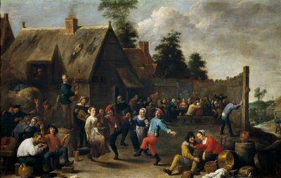 Festival et fête du village - David the Younger Teniers