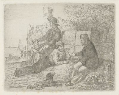 Figures au bord de l