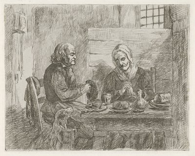 Prière avant le repas - David van der Kellen