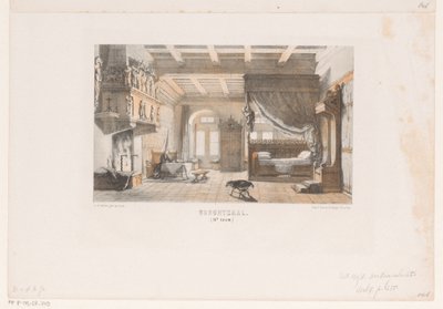 Salle du château, 13e siècle - David van der Kellen