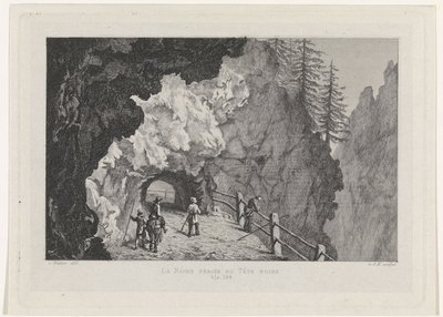 Passage dans les rochers - David van der Kellen