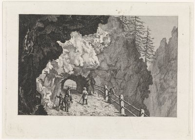 Passage dans les rochers - David van der Kellen