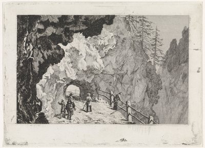 Passage dans les rochers - David van der Kellen