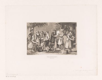 Perruquier (Volksdracht, 18e siècle) - David van der Kellen