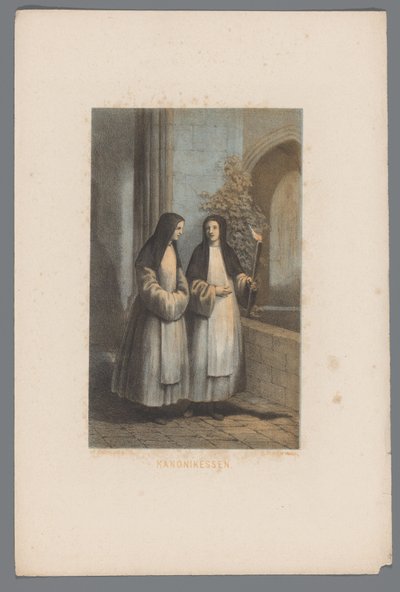 Deux chanoinesses régulières - David van der Kellen