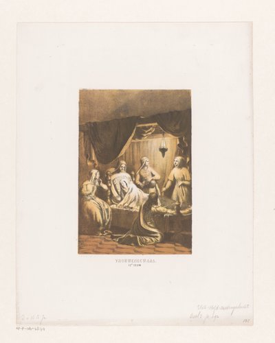 Costume féminin, 12e siècle - David van der Kellen