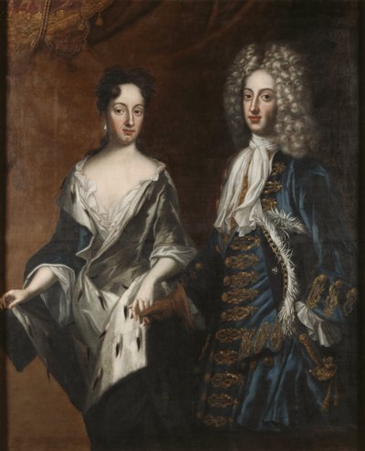 Frederic IV de Holstein Gottorp et Edwige Sophie de Suede - David von Krafft