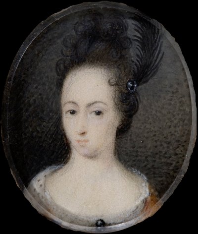 Miniature de Hedvig Sofia, Princesse de Suède, vers 1700 - David von Krafft