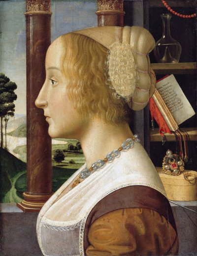 Portrait de profil d