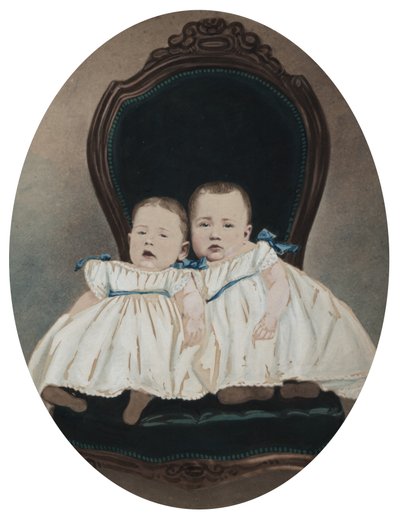 Jumeaux, vers 1870 - Davis Brothers