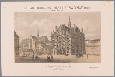 Projet pour un hôtel proposé sur le Dam à Amsterdam - Day and Co.