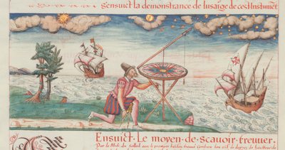 Illustration des premières œuvres de Jacques de Vaulx, pilote en la marine, 1583 - De Vaulx